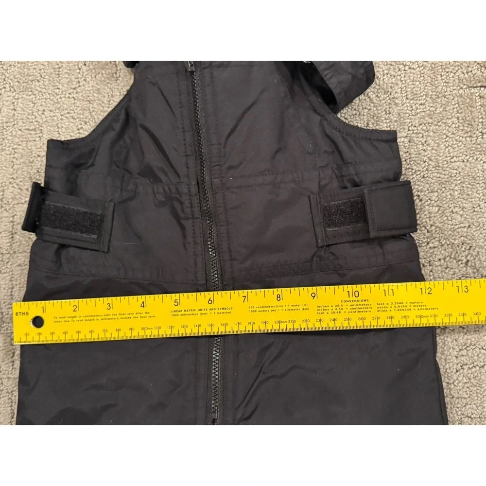Columbia Kids Black Snow Bib Overalls Ski Grow System Kids 3T Winter Bibs Nylon